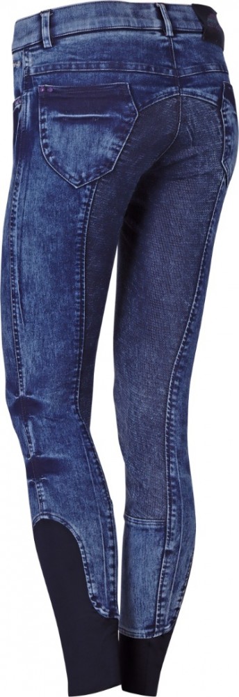 Harry's Horse Rijbroek Denim Just Ride Lavender Full Grip