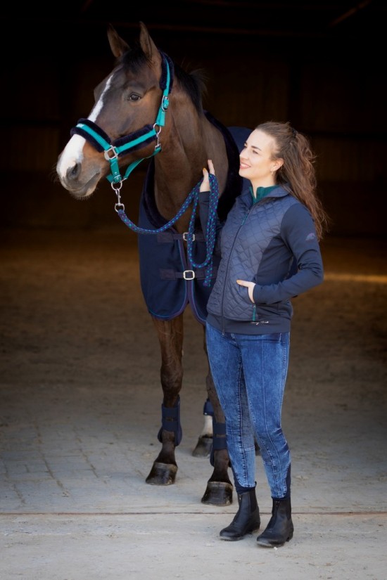 Harry's Horse Rijbroek Denim Just Ride Lavender Full Grip