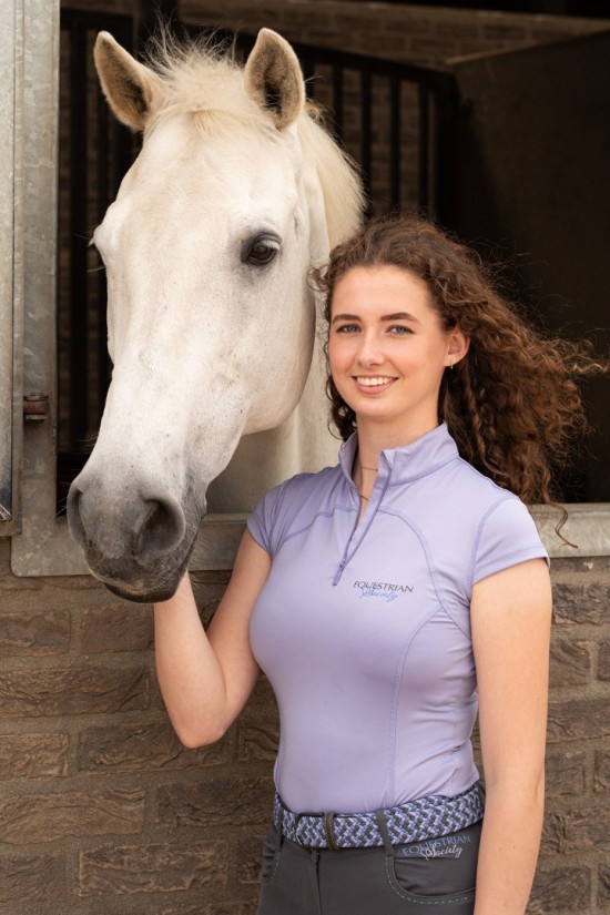 Harry's Horse Shirt Cap Sleeves Trendy Hazel