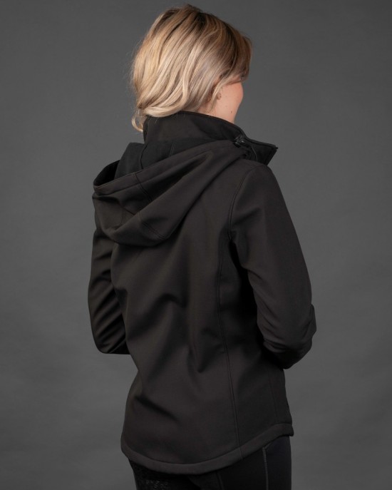 Harry's Horse Softshell jas Chicago Zwart