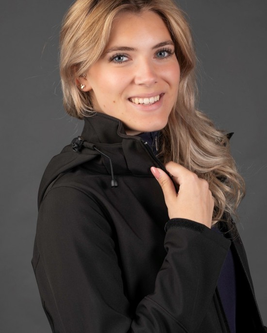 Harry's Horse Softshell jas Chicago Zwart