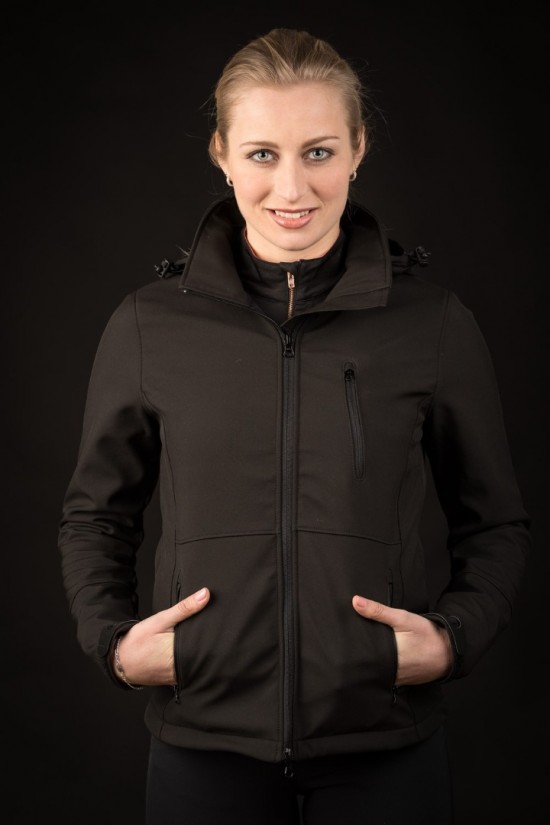 Harry's Horse Softshell jas Chicago Zwart