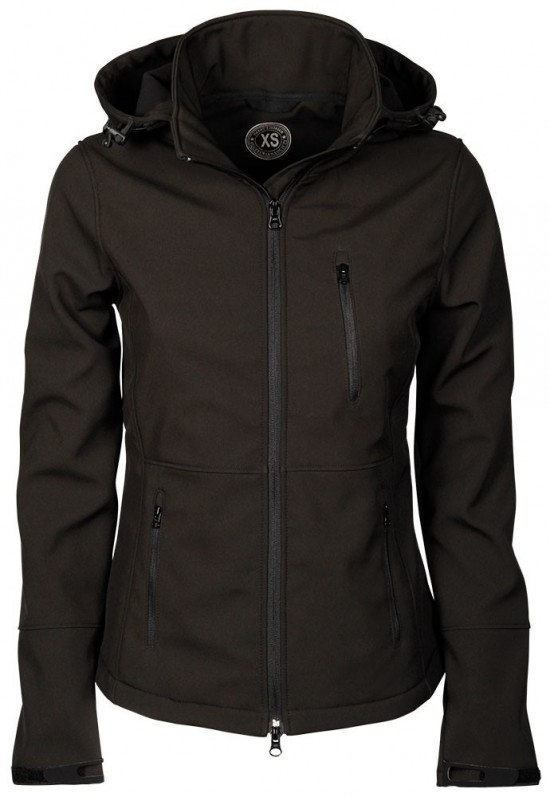 Harry's Horse Softshell jas Chicago Zwart