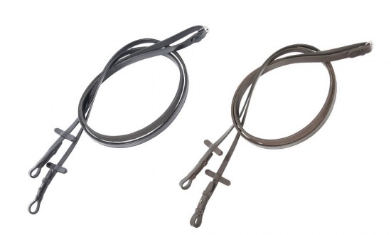 Harry's Horse Teugels Leder Rubber Gevoerd