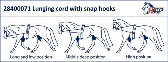 Harry's Horse Longeerkoord met muskatons