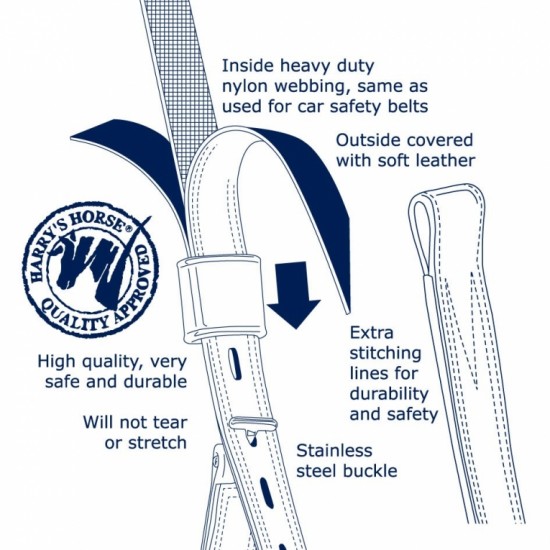 Harry's Horse Beugelriemen Close Contact