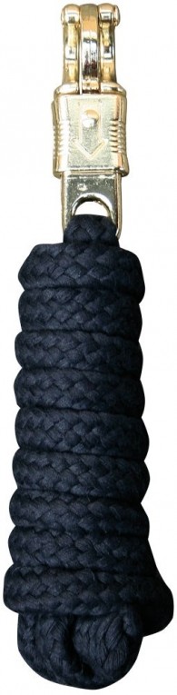 Harry's Horse Halstertouw met Paniekhaak, Zwart