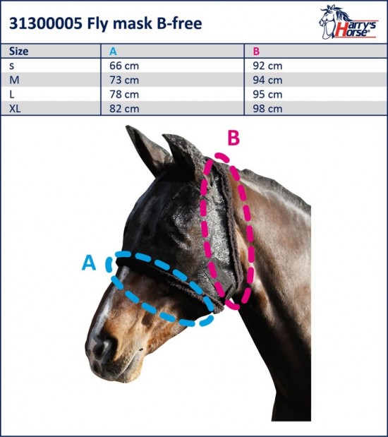 Harry's Horse Vliegenmasker B-Free