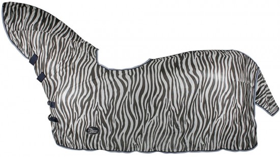 Harry's Horse Vliegendeken Zebra met hals en zadeluitsparing