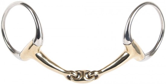 Harry's Horse Bustrens Gold Brass Anatomisch Dubbelgebroken