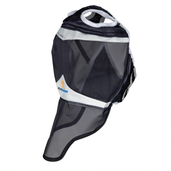 Shires Flyguard Pro Fine Mesh Vliegenmasker zonder oren met neusflap