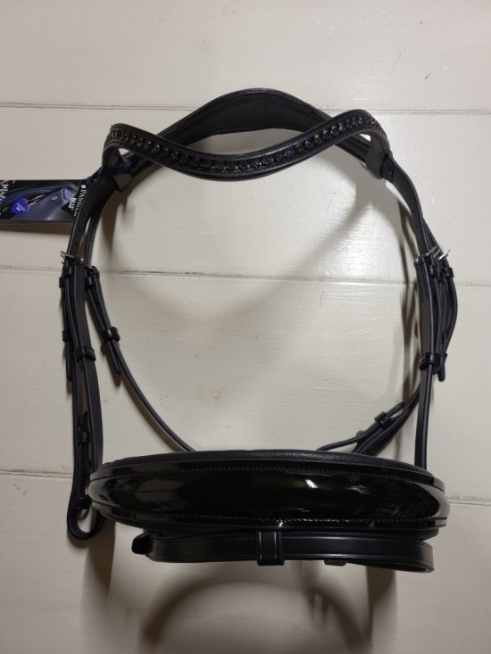 Passier Blu Spirit Hoofdstel Zwart Lak Graphite