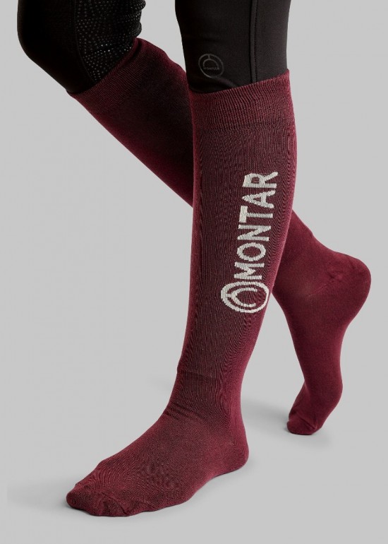 Montar Bamboo Socks Plum