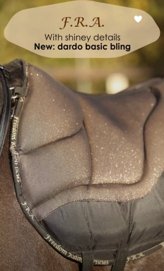 F.R.A. Bareback Pad Dardo Basic Bling