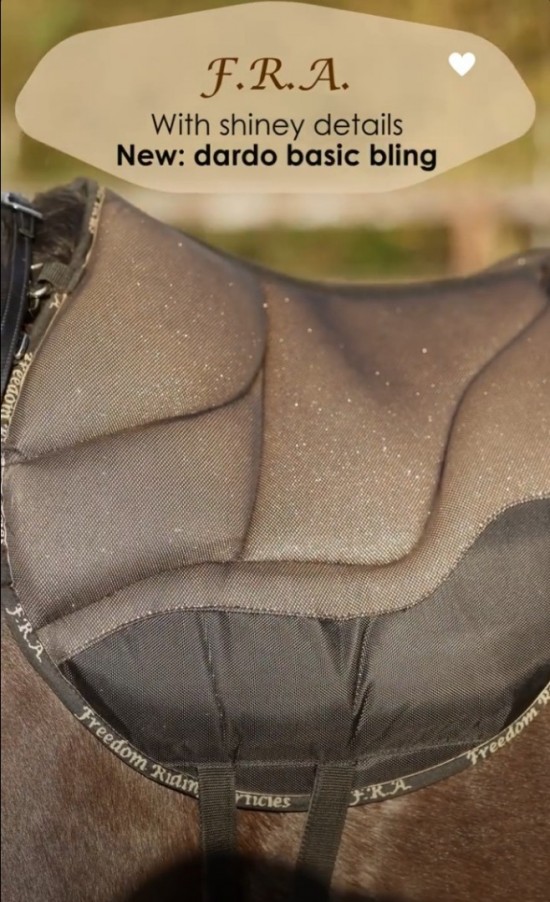 F.R.A. Bareback Pad Dardo Basic Bling