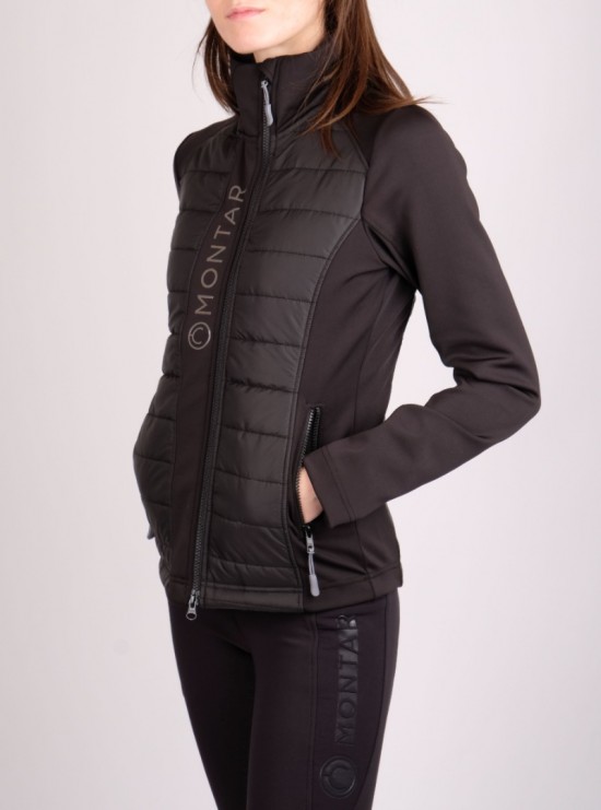 Montar Emma Quilt Body Jacket Zwart