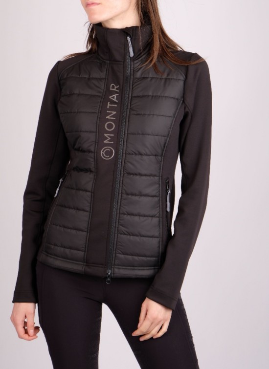 Montar Emma Quilt Body Jacket Zwart