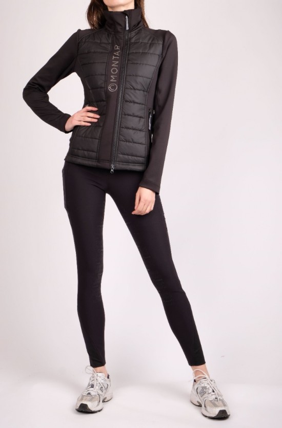 Montar Emma Quilt Body Jacket Zwart