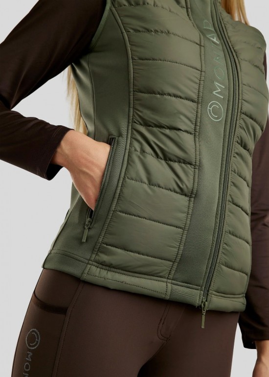 Emma bodywarmer pine green3