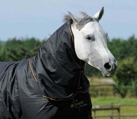 Bucas Irish Turnout Combi Neck 50gr. Black / Orange