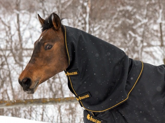 Bucas Irish Turnout Combi Neck 0gr. Black / Orange