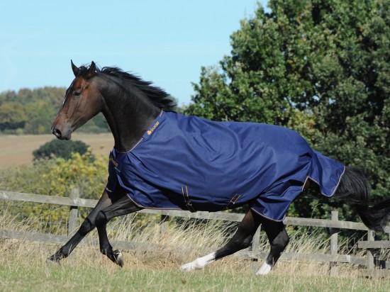 Bucas Irish Turnout Light 50gr. Navy / Orange