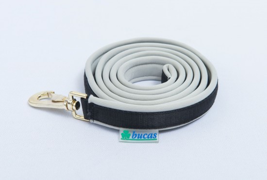 Halsterlijn zwart-zilver