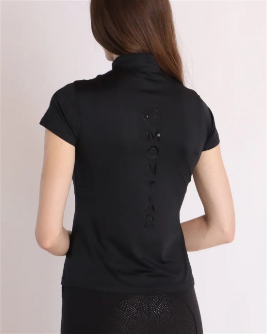 Montar Melanie Vertical logo Zwart