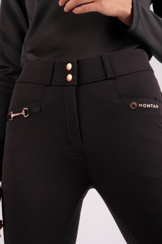 Montar Molly Rosegold Highwaist Black
