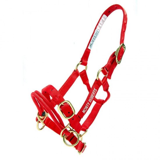 Monty Roberts Dually Halter, Rood