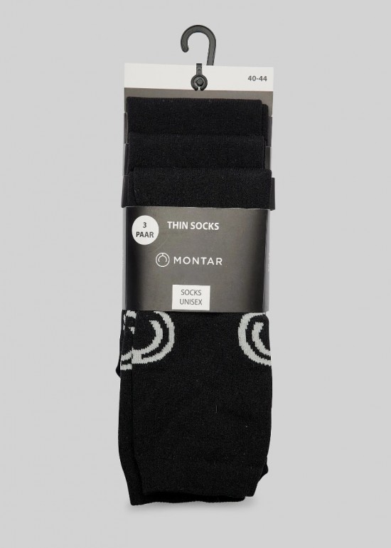 Montar Kousen Short Zwart 3 paar